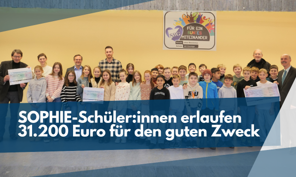 Spendenübergabe vom SOPHIE